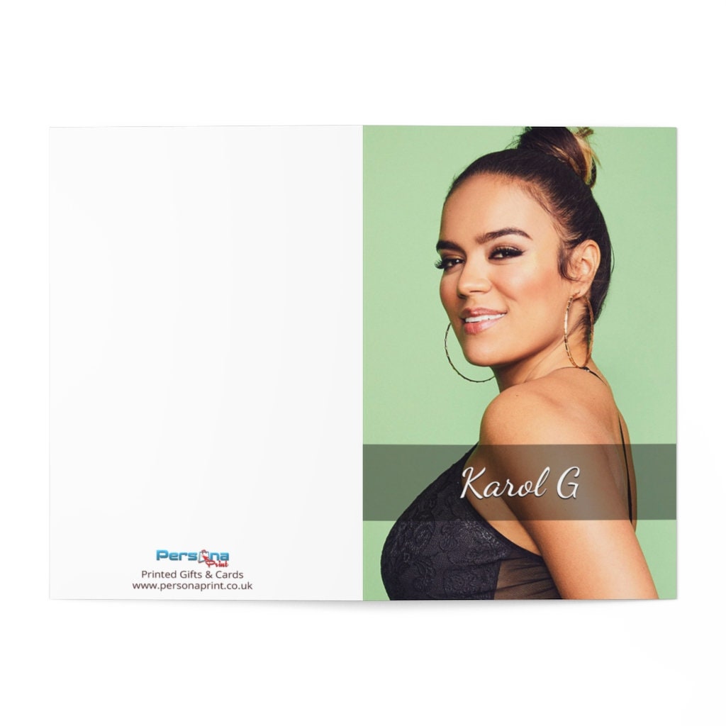 Karol G Personalised Birthday Greeting Get Well Christmas | Etsy