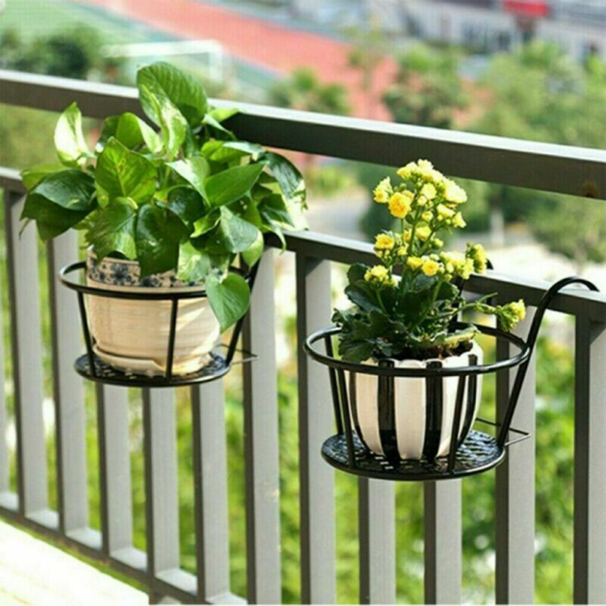 Metal Hanging Plant Stand Flower Pot Stand Plant Shelf Rack Etsy