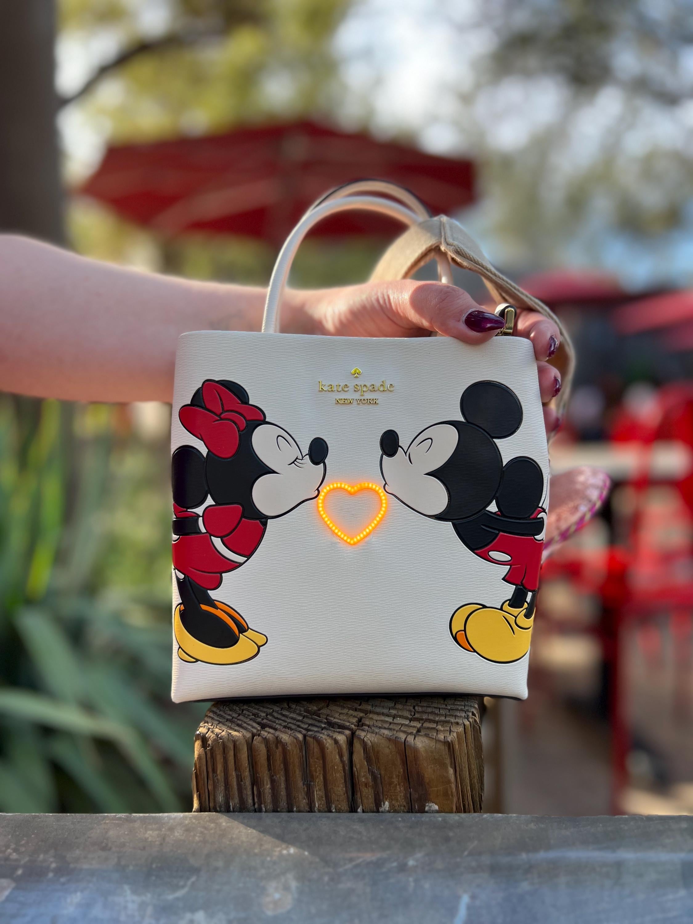 Kate Spade Disney Mickey and Minnie Kissing Cross Body Bag