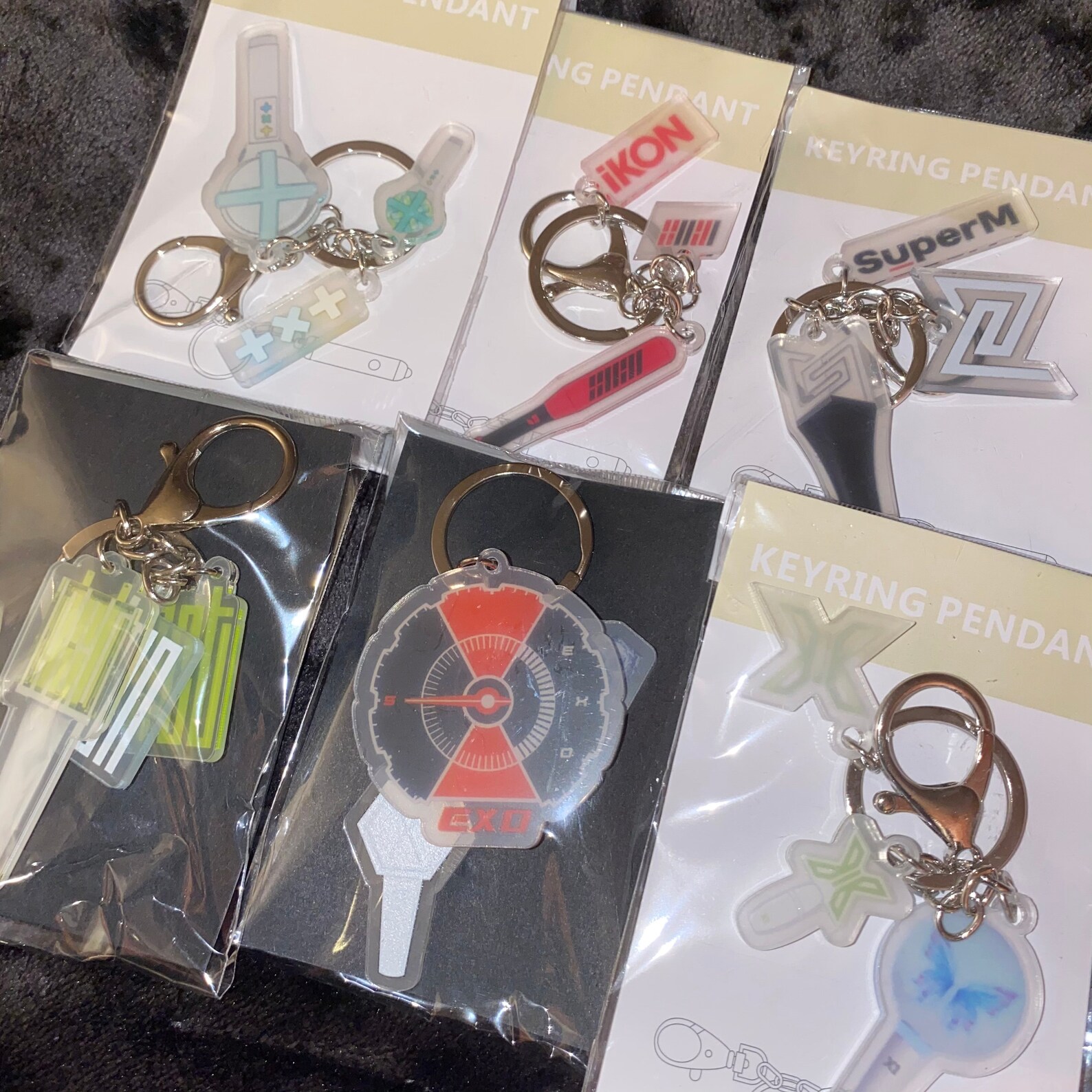 Porteclés Kpop Lightstick Keyring NCT iKON x1 TXT IU Etsy