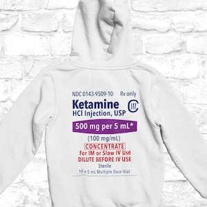 KETAMINE // Hoodie designed with love. &lt;3