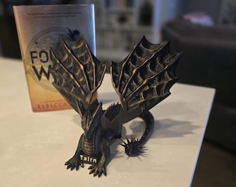 Dragon Book holder based on Fourth Wing/Iron Flame/Onyx Storm. We are the only shop with dragons modeled after each dragon from the book.