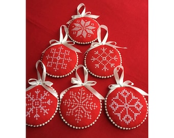 Hand Embroidered Christmas Decoration