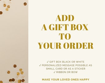 Lupus Gift Wrap Options Gift Bag Box White Black Ribbon Blue Card Sticker Personal Message Custom Birthday Card