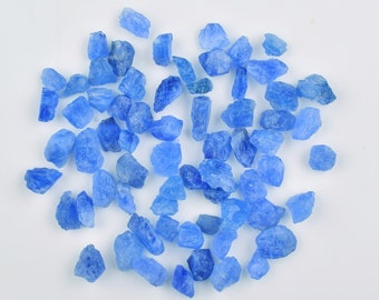 Natural Raw Blue Sapphire Rough, Uncut Sapphire Stone for Jewelry Making, Wholesale Gemstone Supply, Craft DIY Crystal, Healing Gift