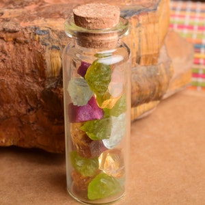 Multi Raw, Mix Rough, Wholesale Raw Gemstone, Uncut Shape for Jewelry Making, Gemstone Supply Tool, Healing Gemstone In The Wishing Bottle