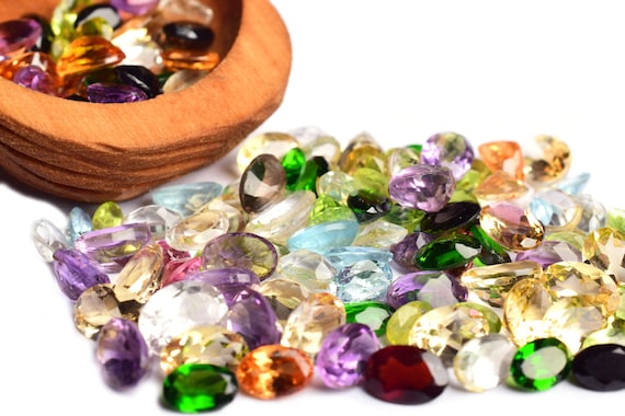 Mixed Loose Gemstones, Mixed Gem Stone, Multi Color Stone, Mix Shape  Stones, Gemstones, Birthstone, Precious Stone, Loose Stone Lot, Pack 