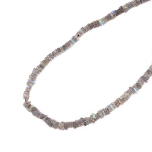 Labradorite Heishi Beads, Square Shape, Square Shape Beads For Jewelry Making, Gemstone Spacers, Beads, Craft Supply , Gemstone, Gift