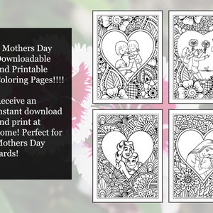 Pagine da colorare per la festa della mamma, pagina stampabile per la festa della mamma, pagine da colorare stampabili, festa della mamma, pagine da colorare per bambini, colorazione festa della mamma
