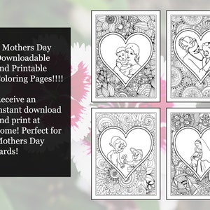 Pagine da colorare per la festa della mamma, pagina stampabile per la festa della mamma, pagine da colorare stampabili, festa della mamma, pagine da colorare per bambini, colorazione festa della mamma