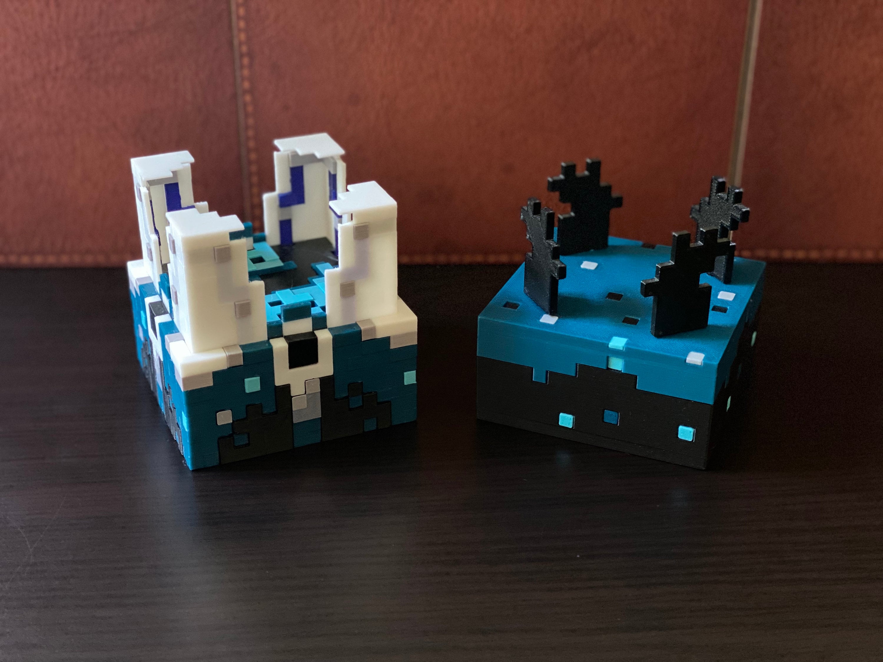 Warden 3D Printed Unofficial Minecraft Figure 