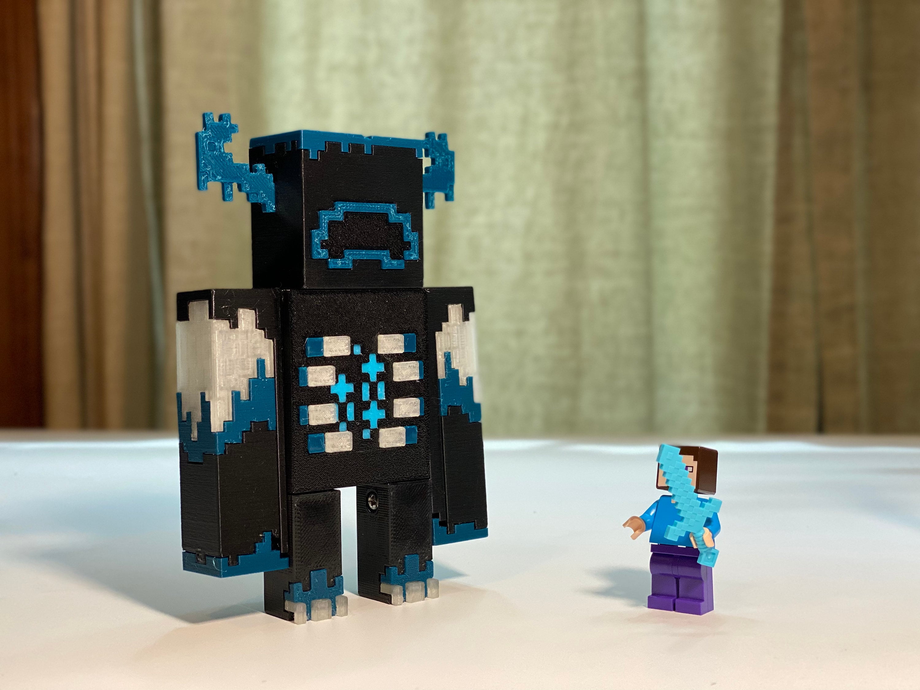 Warden / Figura no oficial de Minecraft impresa en 3D Etsy México