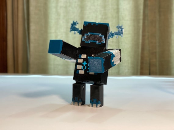 Warden 3d Printed Unofficial Minecraft Figure Etsy