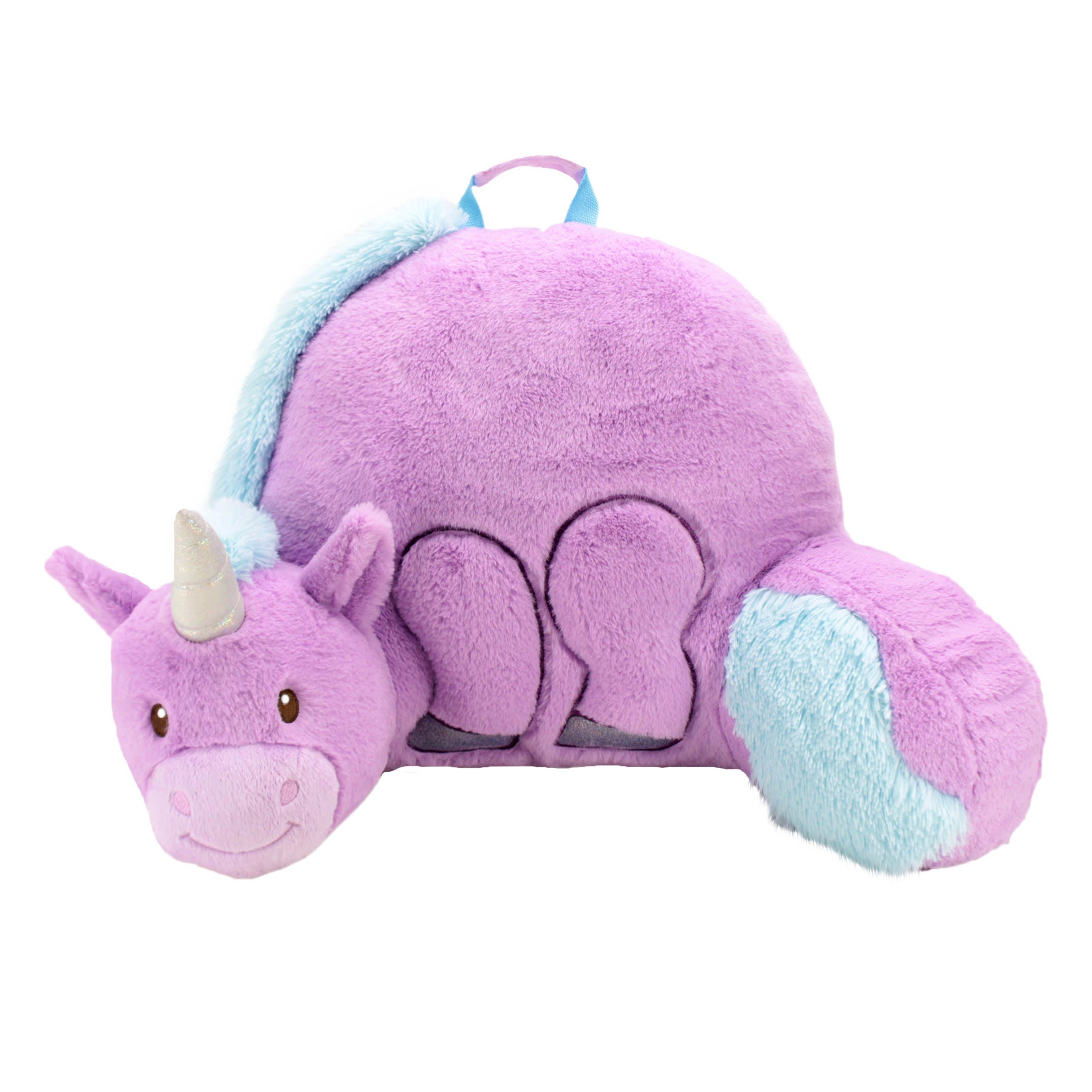 Unicorn Backrest Pillow for Kids 25 x 18 Purple Etsy