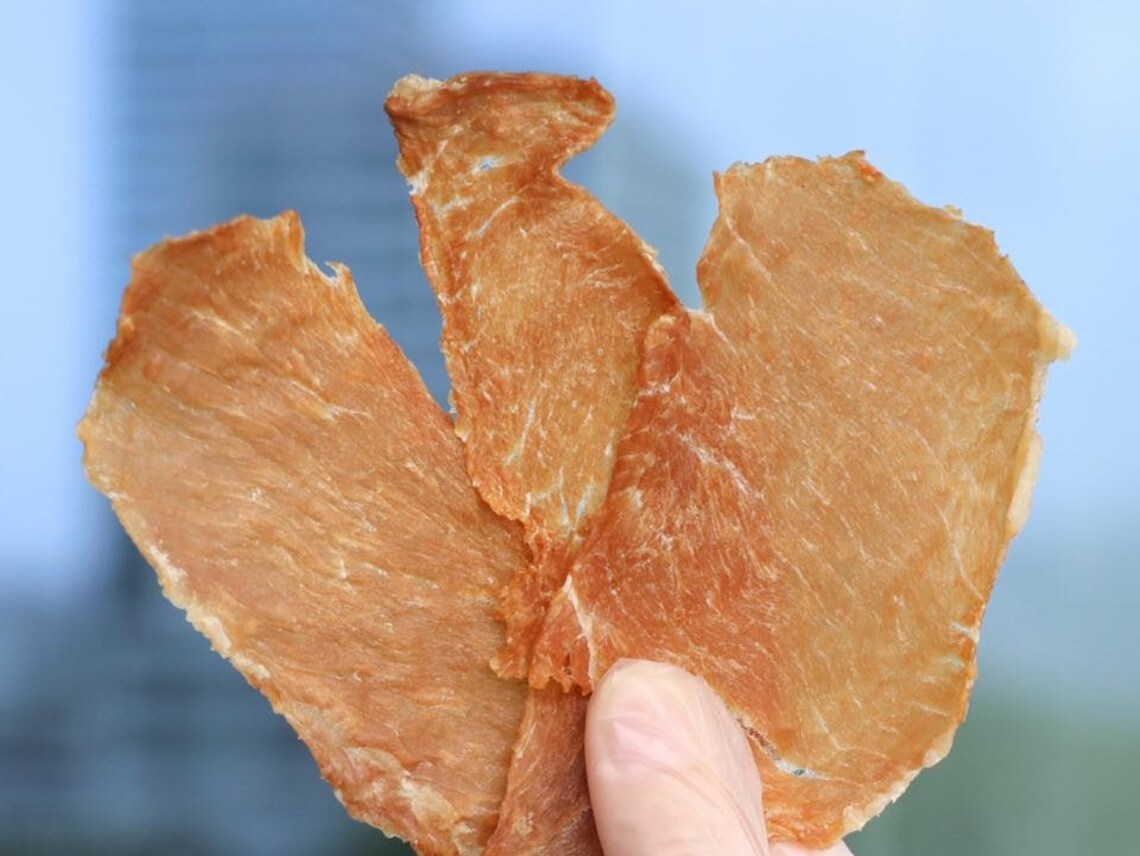 Pork chips Dehydrated pork loin paper thin jerky chips dog Etsy
