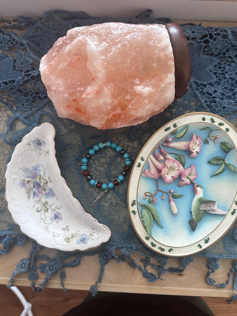 Vintage Mystery Box Curated Thrifted Bundle Upcycled Gifts Themed Gift Boxes Surprise box Cottagecore decor Knick Knacks Treasures image 9
