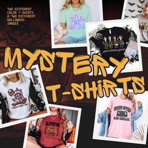 Mystery Grab Grafik tshirts Bundles Suprise Box Halloween Shirt Gruselige Saison shirts für Frauen-Halloween-Shirt Überraschungs-Set Geschenk-Set Bundle