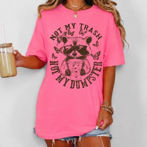 Cute Raccoon Shirt Funny Coffee Aesthetic