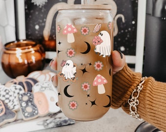 Ghost Mushroom Tumbler | Whimsical Drinkware
