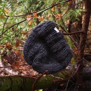 100% Natural Wool Foldless Toque