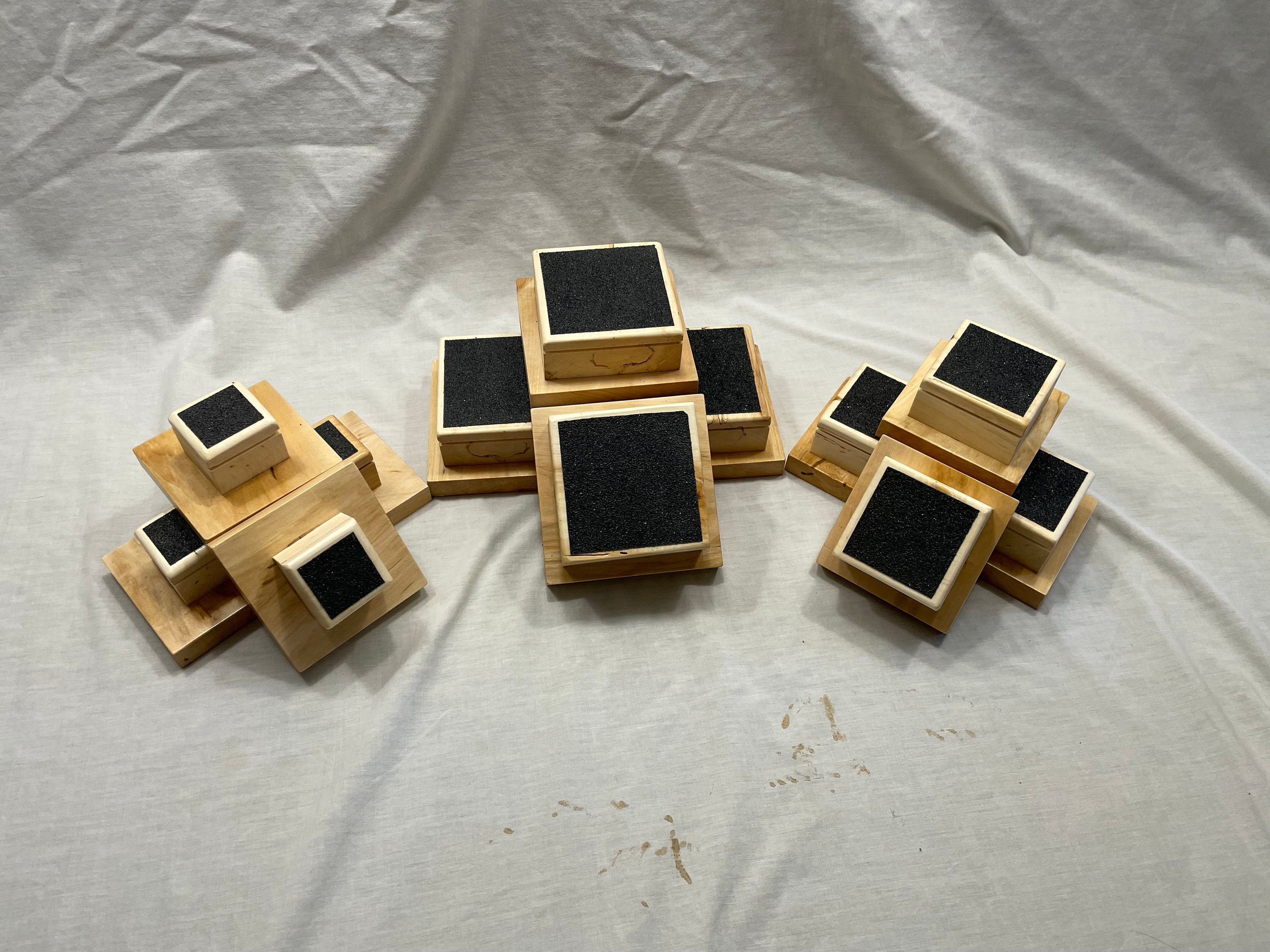 Dog Training Stacking Blocks Set of Four Conformation and Show Training Aid