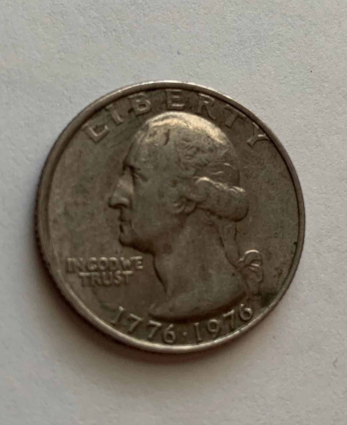 1776 To 1976 Quarter No Mint Mark 1776-1976 RARE Classic Bicentennial Quarter NO mint mark | Etsy