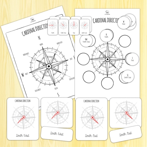 Cardinal Direction - Etsy
