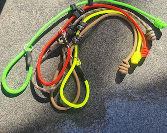 Dog Training 6mm usa 1250 paracord slip collar with knot end/ dog training collar