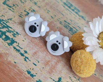 Koala stud earrings (1 x pair), Australian stud earrings