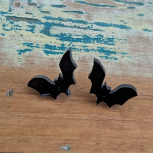 Bat Stud Earrings,  Halloween bat stud earrings