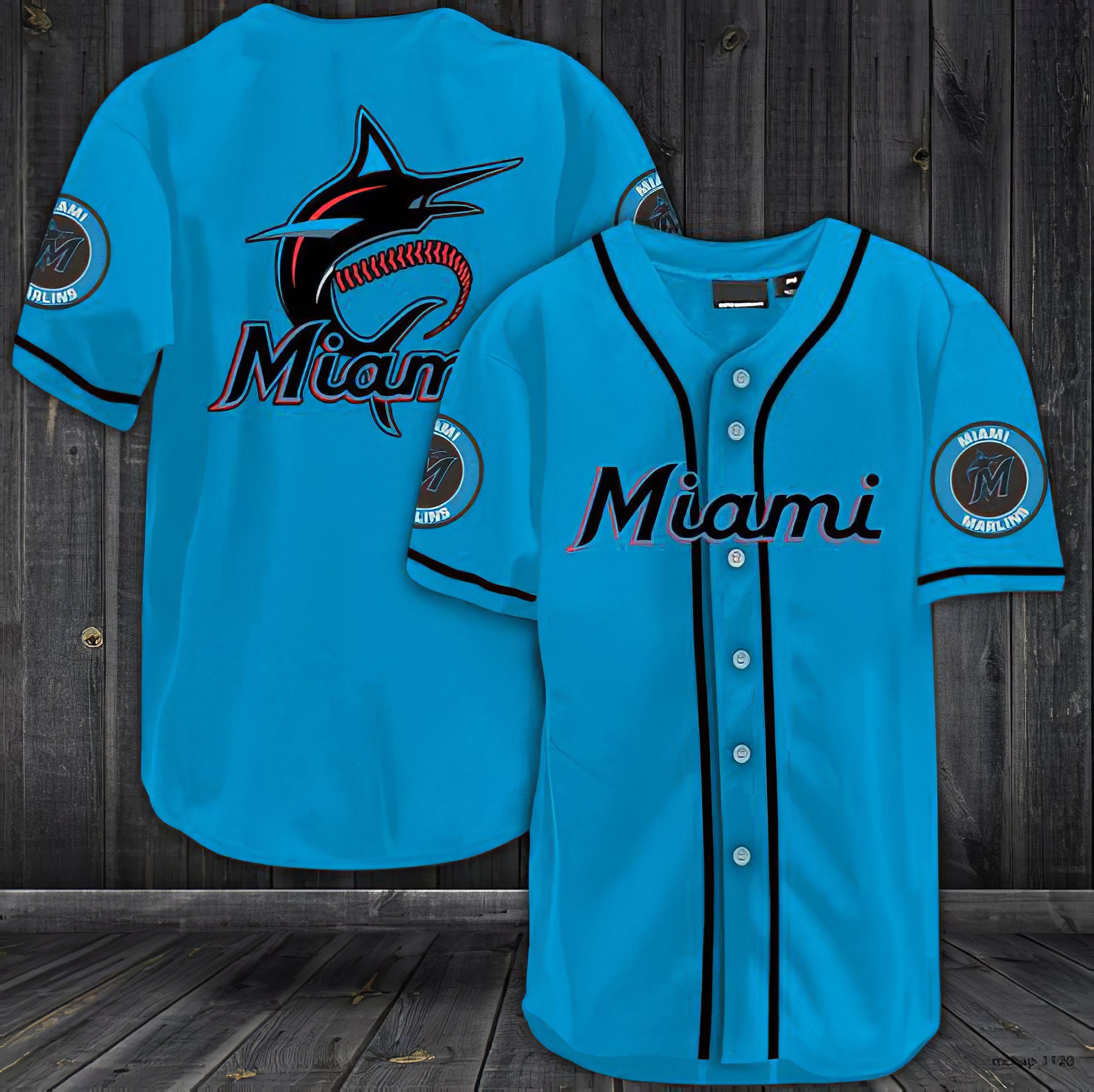 Miami Marlins MLB Baseball Jersey Miami Marlins MLB custom Etsy