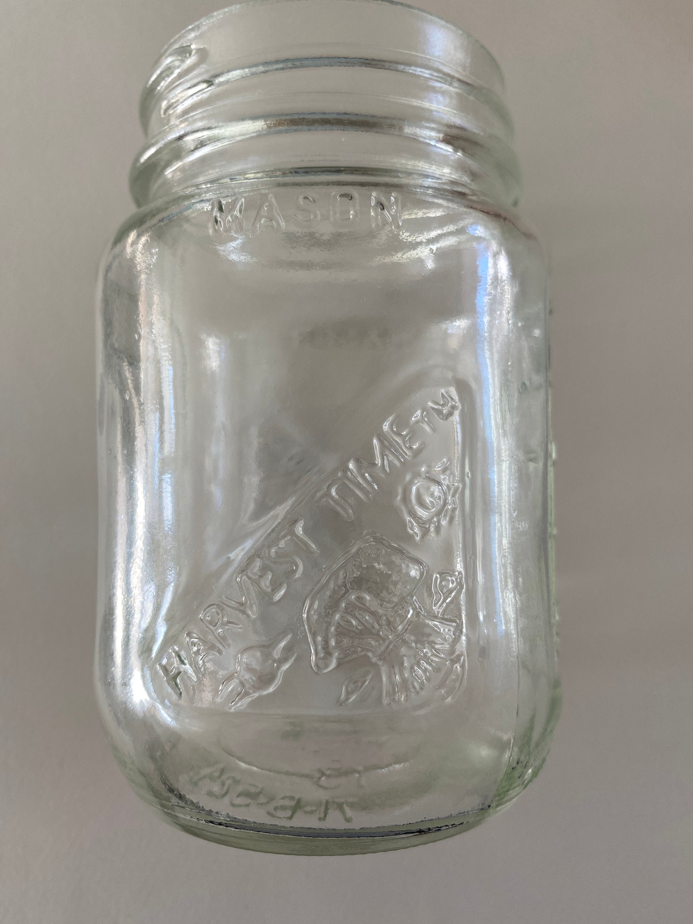 Vintage Harvest time mason jar | Etsy