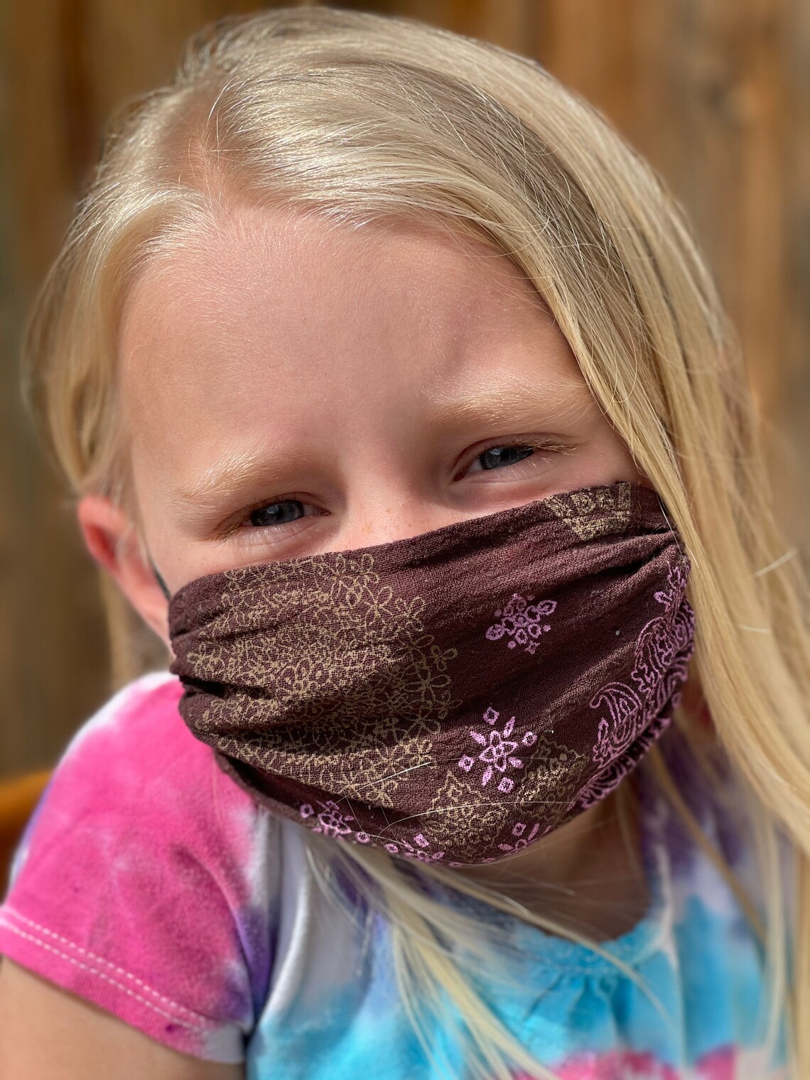 Childrens breathable Cotton Gauze Mask Lightweight Mask Etsy