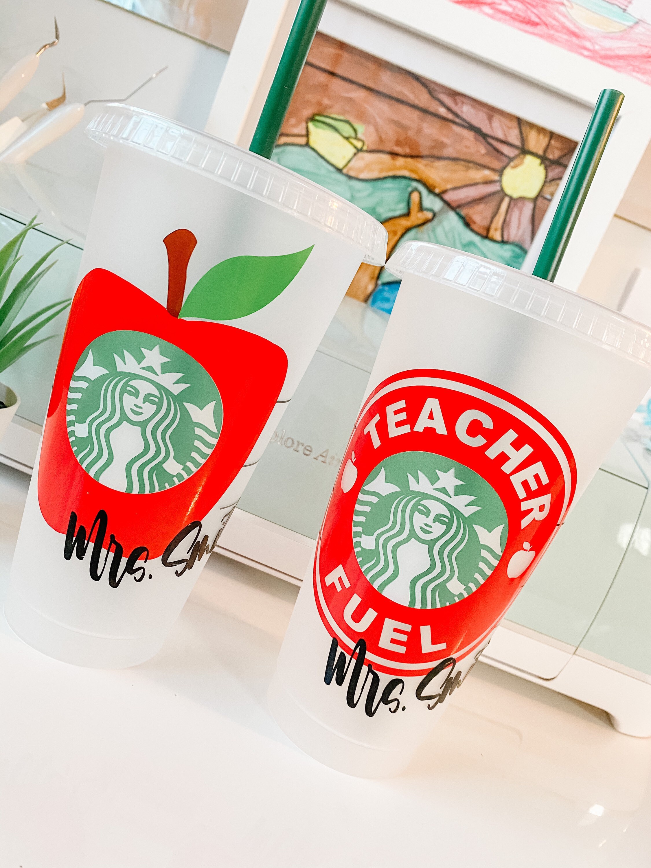 Teacher Appreciation Starbucks Cup Personalized Starbucks Etsy