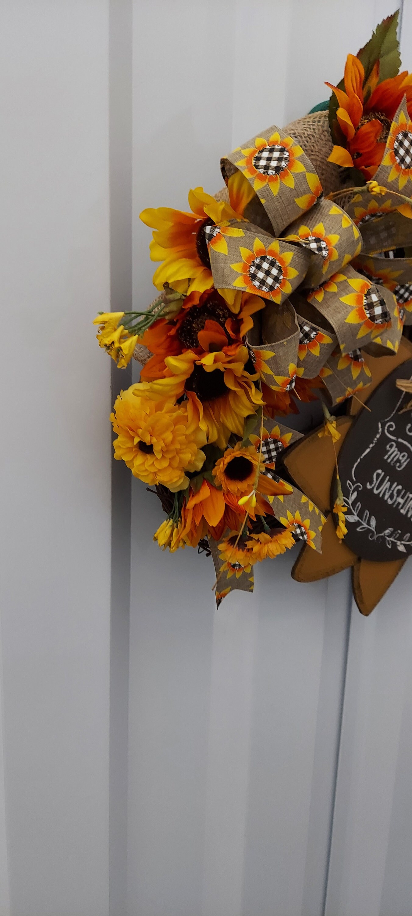 Fall Sunflower Grapevine Wreath for Front Door, Sunflower Wreath, Dorm ...