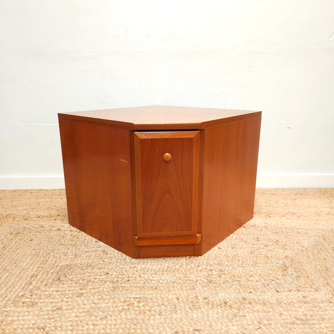Retro G Plan Corner Unit Mid Century Vintage Cupboard Teak Plant or