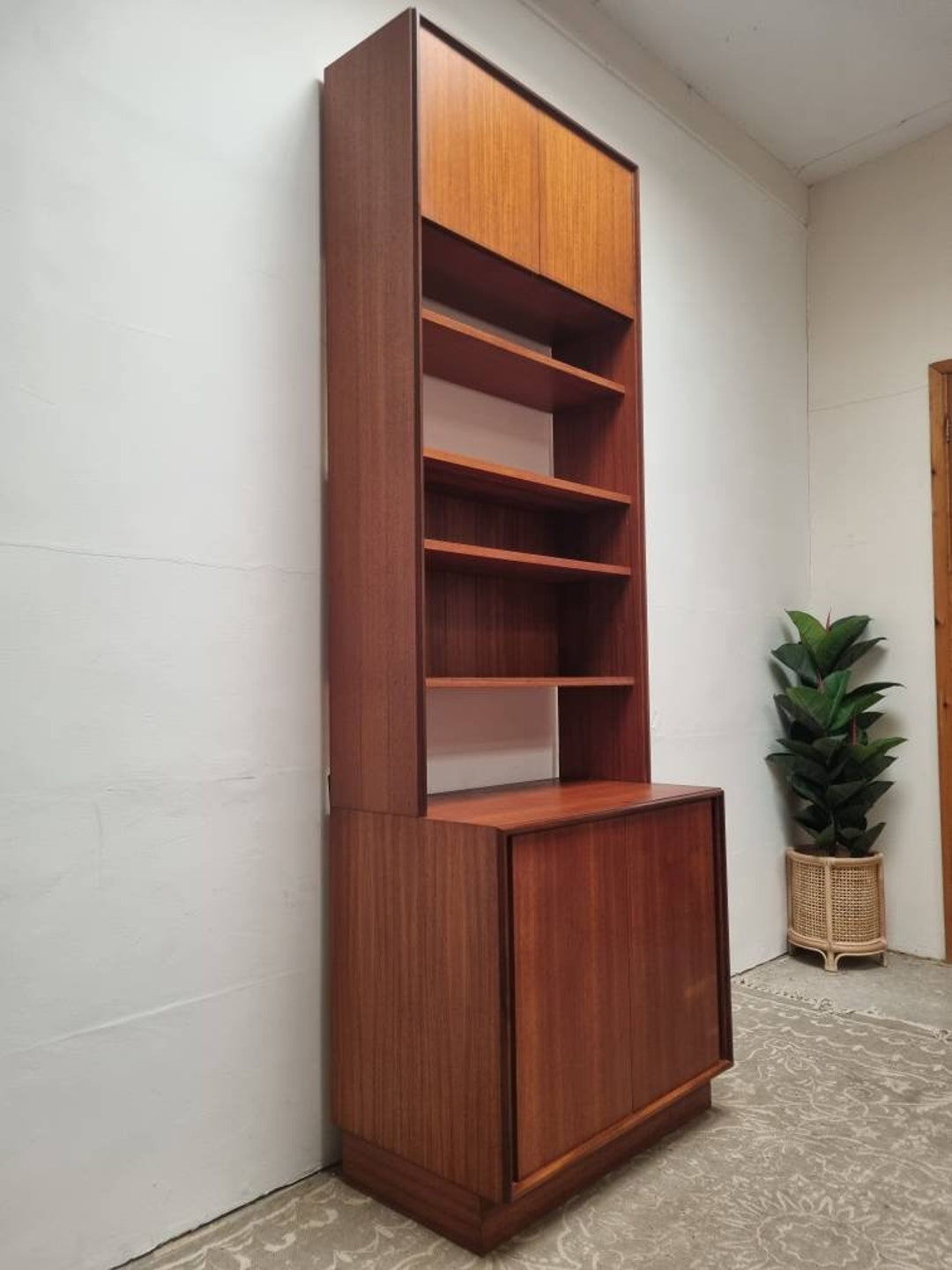 G Plan Wall Unit Retro Shelving Unit Mid Century Teak Room Divider