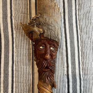 Hand-carved wooden figurine