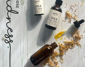 Sérum visage doré