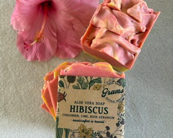 ALOE VERA Hibiscus Soap