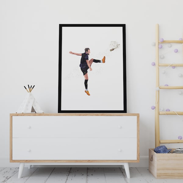 Harry Kane Poster - druckbare Fußball Wandkunst - Tottenham Hotspur Poster - Sport Poster - Wohnkultur - Bürodekor - digitaler Download