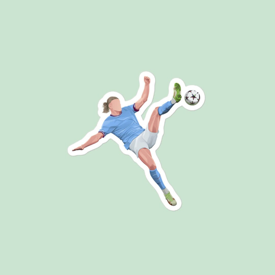 Buy Erling Haaland Sticker Man City Sticker Online in India - Etsy