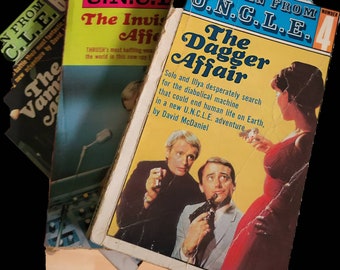 Man from uncle paperback novels 3 books series 4 6 11