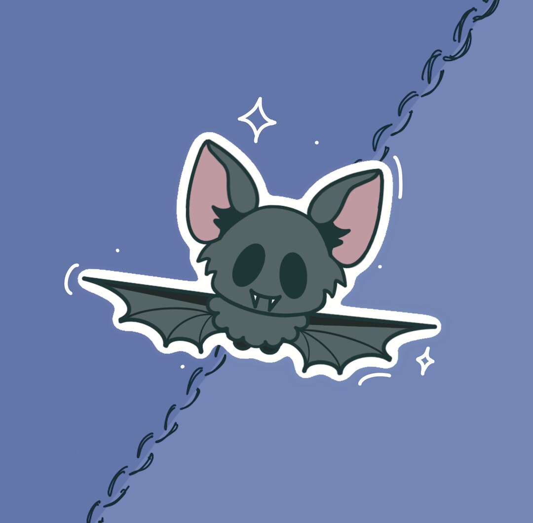 Bat Sticker - Etsy