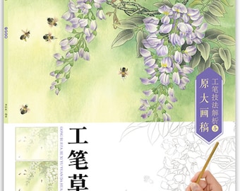 Gongbi Fine Brushwork Insekten chinesische Malerei und Koloration