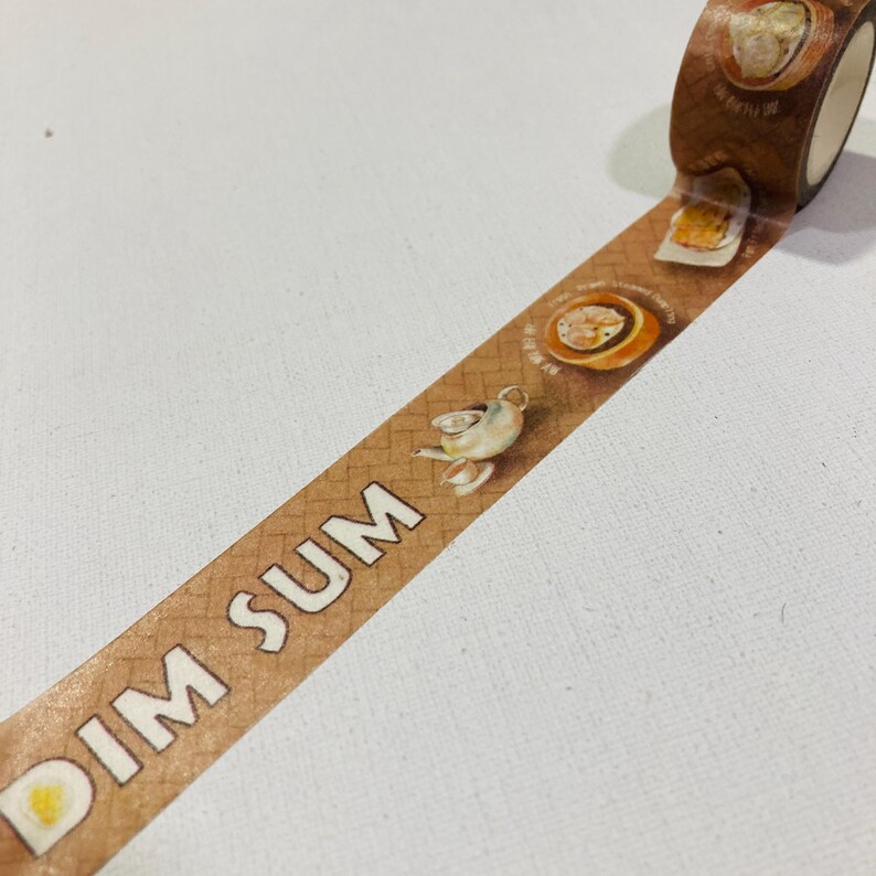 Hong Kong Traditional Festival Washi tape Lion dance moon festival Chinese New year, dim sum rooster old water bottle St John image 15