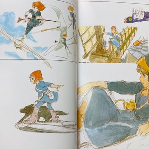 Ghibli Studio the Art of Nausicaa Valley of the Wind Creation Artbook ...