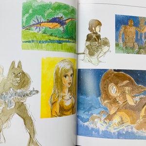 Ghibli Studio the Art of Nausicaa Valley of the Wind Creation Artbook ...