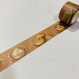 Hong Kong Traditional Festival Washi tape Lion dance moon festival Chinese New year, dim sum rooster old water bottle St John image 13