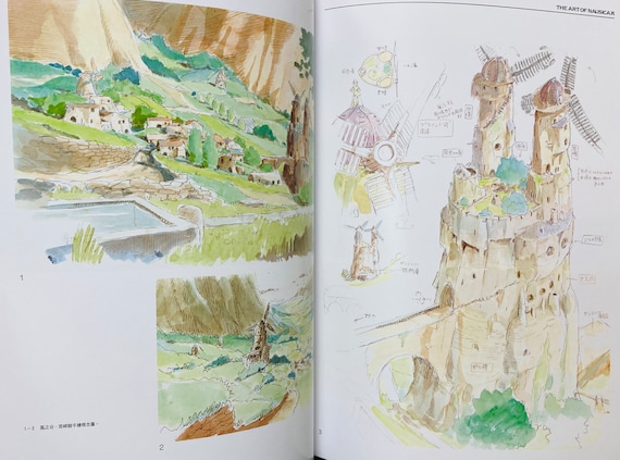 Ghibli Studio the Art of Nausicaa Valley of the Wind